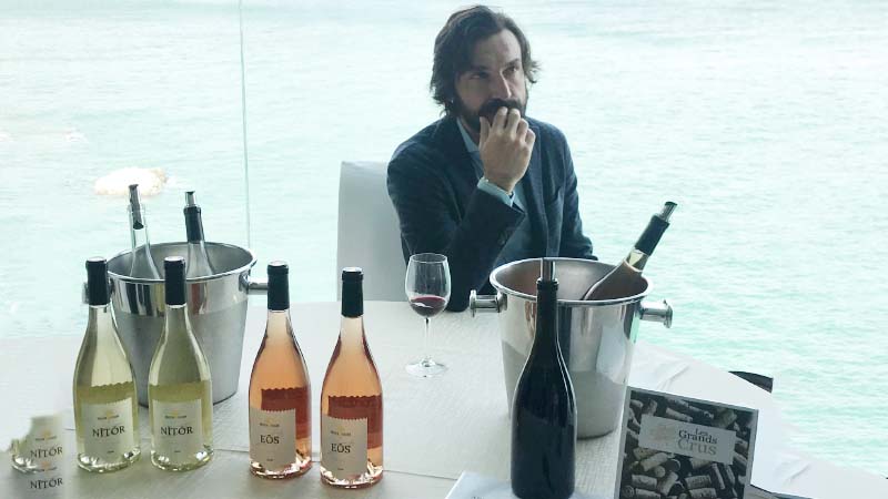 Dal calcio alla vigna, il vino di Pirlo è una prelibatezza