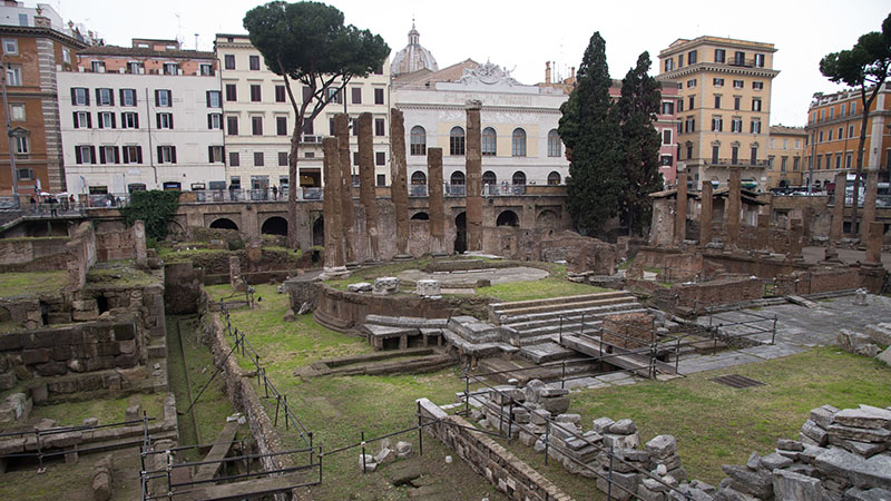 L'area sacra di Largo Argentina a Roma torna visitabile
